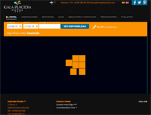 Tablet Screenshot of hotelgalaplacidia.com